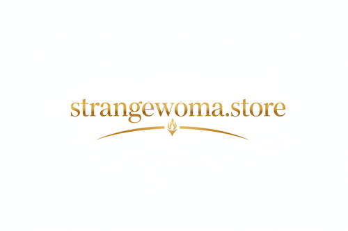 strangewoma.store Logo - Nền trắng